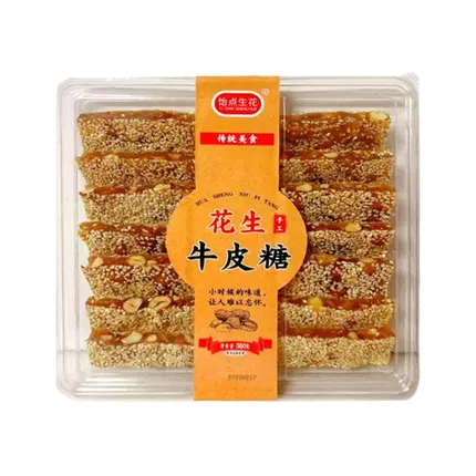 饴点生花 花生牛皮糖 360g
