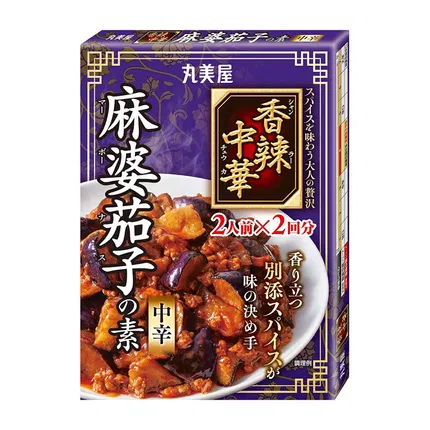 日本MARUMIYA丸美屋 香辣中华 麻婆茄子料理酱  中辛 2人份