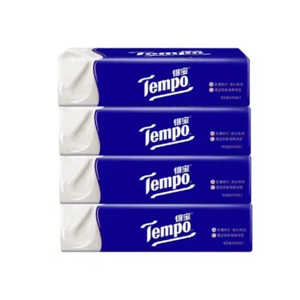 【4包】Tempo得宝 Lotion系列 乳霜软抽纸面巾 70抽*4包入