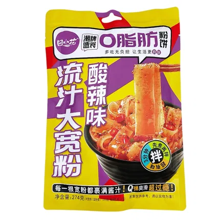 田小花 流汁酸辣大宽粉  拌粉 274g