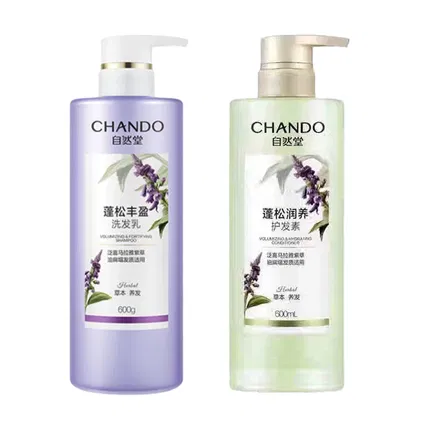 CHANDO自然堂 蓬松丰盈润养洗护套装 600g*2