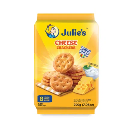 马来西亚Julie's茱蒂丝  芝士乳酪饼干 200g 内含8包