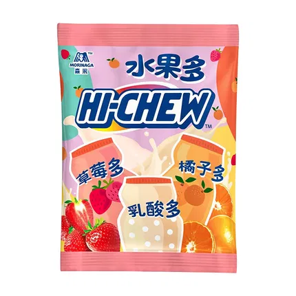 台湾MORINAGA森永 Hi-Chew 水果多 综合水果软糖 草莓橘子乳酸混合装 110g