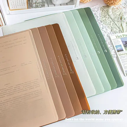 MOKA魔卡文化 A4单页L型文件夹 内含5个 多款选