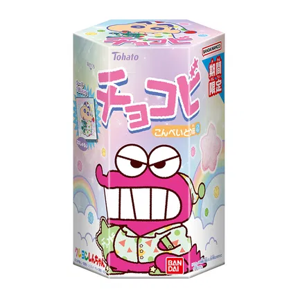 【期间限定】日本TOHATO桃哈多 蜡笔小新星星饼干 金平糖味 18g