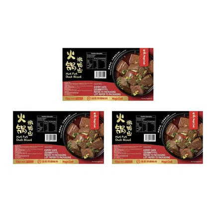 【3盒】海底捞 火锅嫩鸭血 300g*3盒
