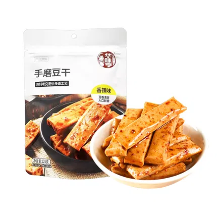 华味亨 手磨豆干 香辣味 125g