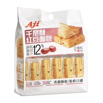 Aji 千层酥红豆面包 300g 内含约6包