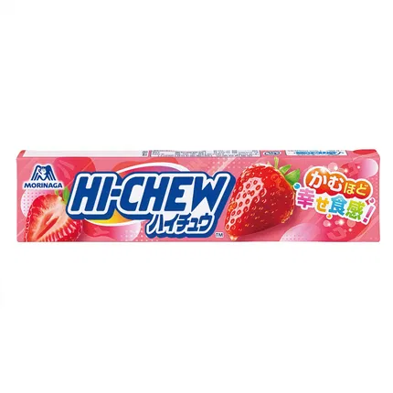 日本MORINAGA森永 Hi-Chew 果汁软糖 草莓味 内含12粒