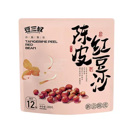 豆三叔 陈皮红豆沙 288g 内含12包