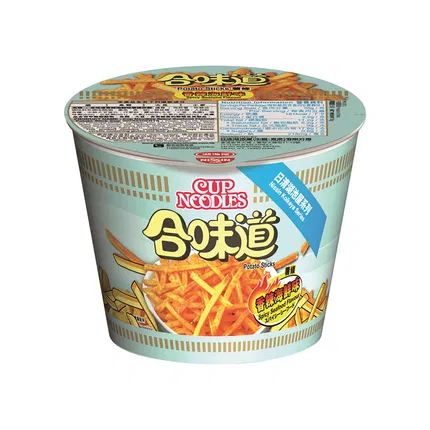 日本NISSIN日清 合味道 湖池屋系列薯条 香辣海鲜味 杯装 35g