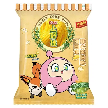 OISHI上好佳 x 蛋仔派对 田园泡 倾心黄油味 65g