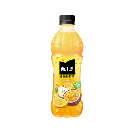 可口可乐 美汁源 百香果柠檬果汁饮料 450ml