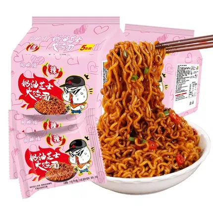 同碗福 奶油芝士火鸡面 116g*5包