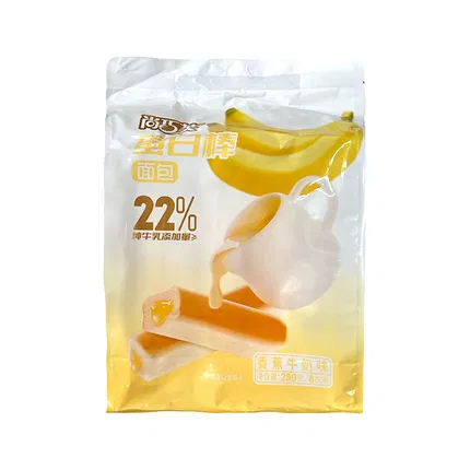 尚巧芙 蛋白棒面包 香蕉牛奶味 280g 内含8枚