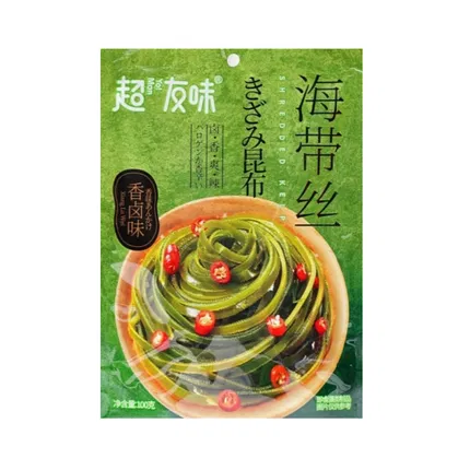 超友味 海带丝 香卤味 100g 内含独立小包
