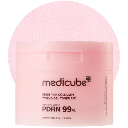韩国Medicube PDRN 粉红胶原蛋白凝胶棉片 70片
