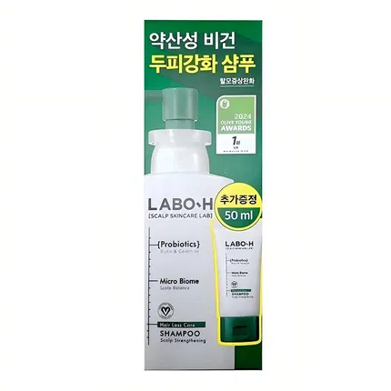 韩国Amore爱茉莉 LABOH 益生菌头皮护理洗发水套装 333ml+50ml
