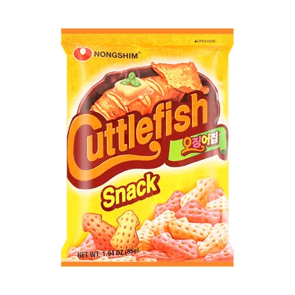韩国NONGSHIM农心 Cuttlefish Snack 香酥鱿鱼膨化片 55g