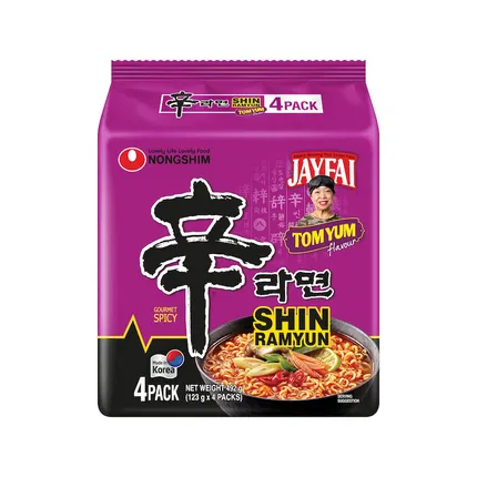 韩国NONGSHIM农心 辛拉面 泰式酸辣味 123g*4包