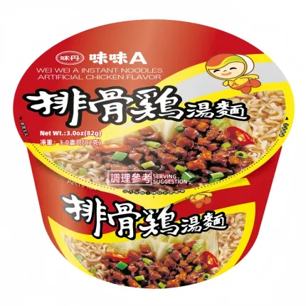 台湾味丹 味味A 排骨鸡汤面 碗面 85g