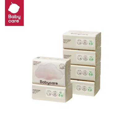 【6包】Babycare 云柔乳霜保湿纸 190*137mm 108抽*6包