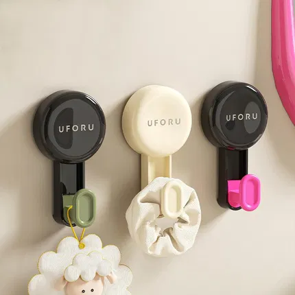 UFORU 极简吸盘挂钩 内含2个 多色选