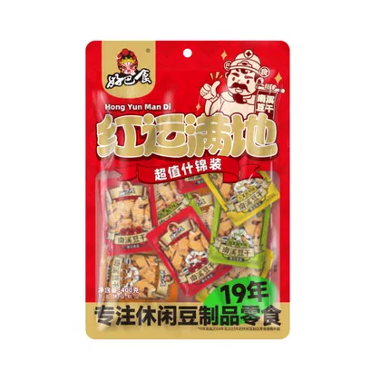 好巴食 红运满地超值什锦装豆干  400g