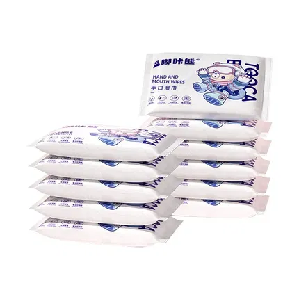 【10包】TOOCA BEAR嘟咔熊 太空旅行系列 手口湿巾 160*130mm 10片*10包