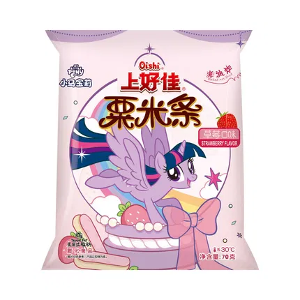 OISHI上好佳 粟米条 草莓口味 大包 70g