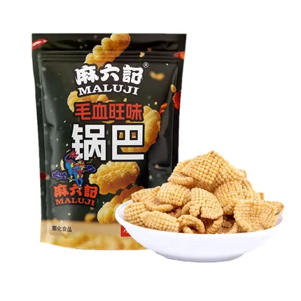 麻六记 锅巴 毛血旺味 128g