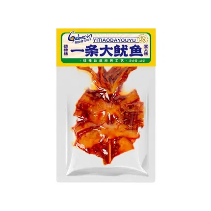 Gabecin加贝鲜 一条大鱿鱼 烧烤味 65g