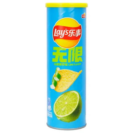 乐事 无限薯片 青柠味 90g