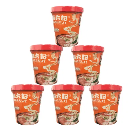 【6桶】麻六记 酸辣粉 鲜湿粉 249g*6桶