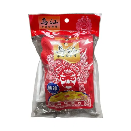 乌江 涪陵榨菜 鲜榨菜片 酸辣味 80g*4包