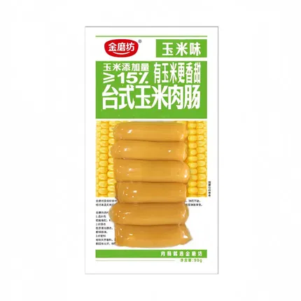 金磨坊 台式玉米肉肠 玉米味 90g