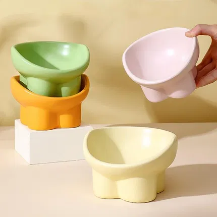 Hoopet 元宝陶瓷宠物碗 多色选