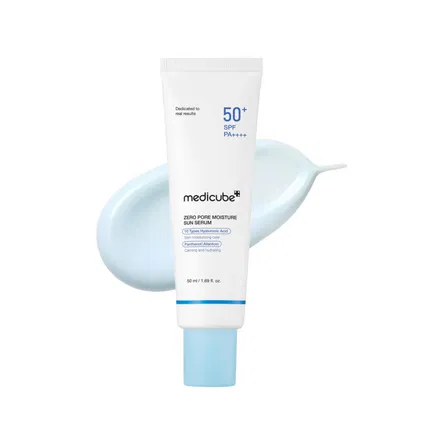 韩国Medicube ZERO 零毛孔水分防晒精华  SPF50+ PA++++ 50ml