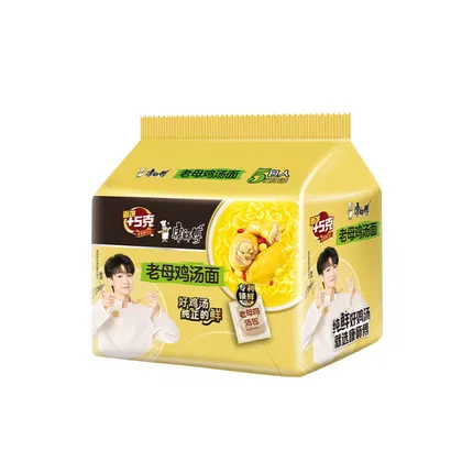 保质期2025-11-27 | 康师傅 高汤面 老母鸡汤面 110g*5包