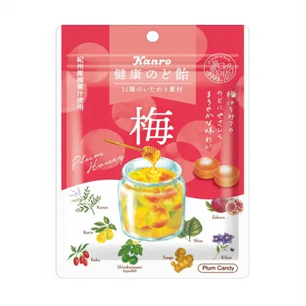 日本KANRO甘乐 梅子蜂蜜味润喉糖 90g
