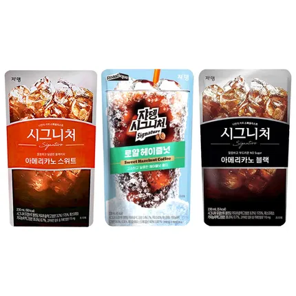 韩国JARDIN 招牌美式咖啡 袋装 230ml 多味选