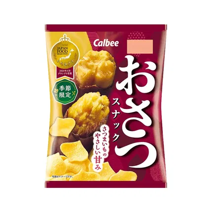 【季节限定】日本Calbee卡乐比 薯片 红薯味 52g