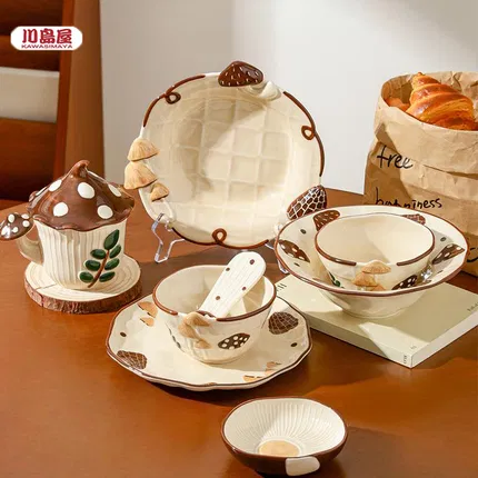 川岛屋 蘑古力餐具 多款选