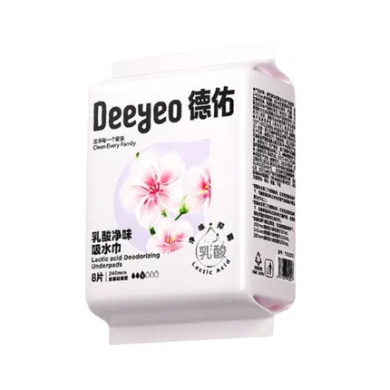 德佑 乳酸净味吸水巾 丝薄轻量型 240mm 8片