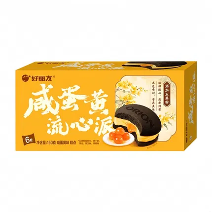 ORION好丽友 咸蛋黄流心派 150g 内含6枚