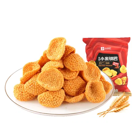 良品铺子 斗笠小米锅巴 香辣味 360g 内含10小包