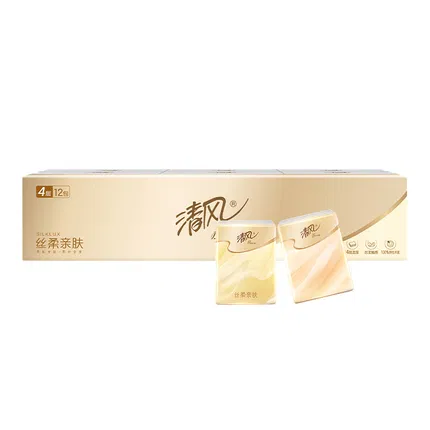 清风 丝柔亲肤系列 手帕纸 12包