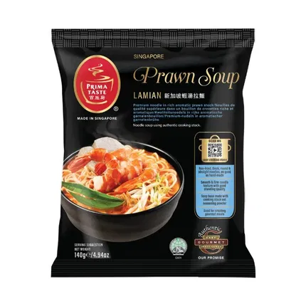 新加坡PRIMA TASTE百胜厨 虾汤拉面 140g