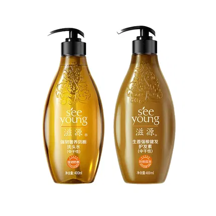 滋源 生姜强韧奢养洗护套装 中干性 400ml*2