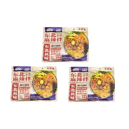 【3包】食光说 东北麻辣拌 原味 353g*3包
